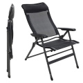 Multi-position extra large heavy duty folding chair camping lounger fold up portable camping chair